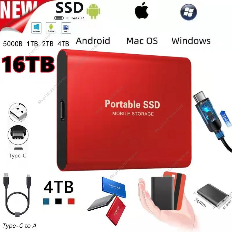 ޴  ϵ ̺, SSD ָ Ʈ ũ, USB 3.1, C Ÿ ϵ ũ,   ġ, PC, Mac, ޴, PS4, ũž, 256TB
